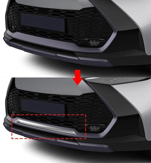 適用: トヨタ CHR C-HR 2024 2025 ABS クローム エクステリア アクセサリー フォグライト ベゼル カバー サイド ドア ボディ カバー SR-A…_4