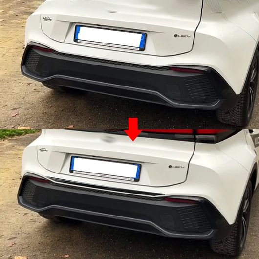 適用: トヨタ CHR C-HR 2024 2025 ABS クローム エクステリア アクセサリー フォグライト ベゼル カバー サイド ドア ボディ カバー SR-A…_5