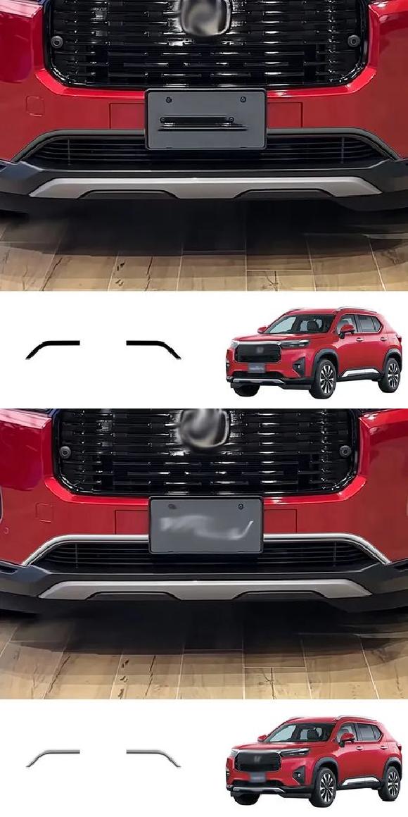 適用: ホンダ WR-V WRV 2024 2025 ABS ブラック フロント バンパー