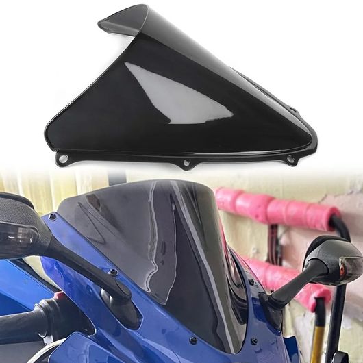 適用: スズキ GSXR600 GSXR750 GSXR 600 750 K6 K7 2006-2007 オートバイ シールド デフレクター プロテクター ウィンド ブラック・クリ…の画像