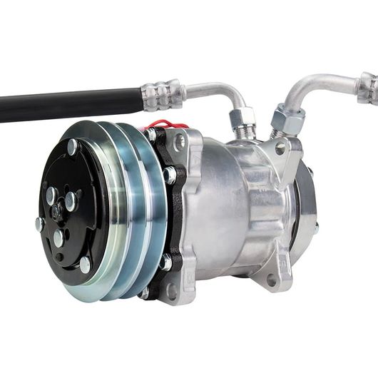 エアコン コンプレッサー サンデン 709 SD7H15 12V 24V 2溝 V-ベルト