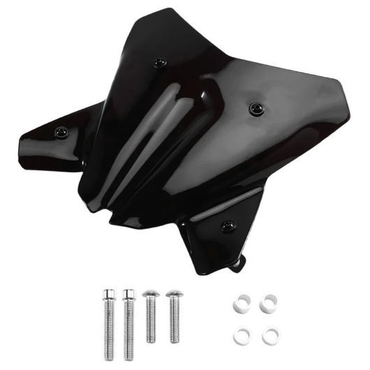 キット オートバイ アクセサリー スポーツ シールド ウインドスクリーン バイザー 適用: 125デューク 390デューク 125 デューク 390 ブラ…_3