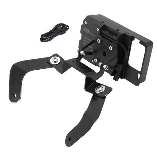 適用: TMAX 530 T-マックス 530 2012-2016 ウインドスクリーン ブラケット \u0026 電話 ホルダー 適用: オートバイ アクセサリー ブラック SR-…