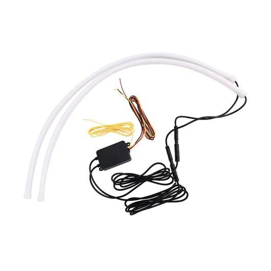 シーケンシャル DRL LED ストリップ ライト ウインカー デイタイム ランニング 機能 アプリ コントロール 75CM SR-DD-0002