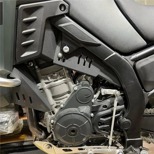 オートバイ エンジン ヒート シールド ガード 保護 カバー やけど防止 適用: コーベ/KOVE 800X 800 X プロ ラリー ADV Colove 800X ブラ…_2