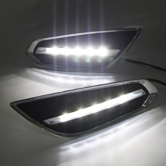 適用: ボルボ/VOLVO S60 2009-2013 ライト-オフ スタイル リレー マット ABS DRL LED デイタイム ランニング ライト デイライト ホワイト…の画像