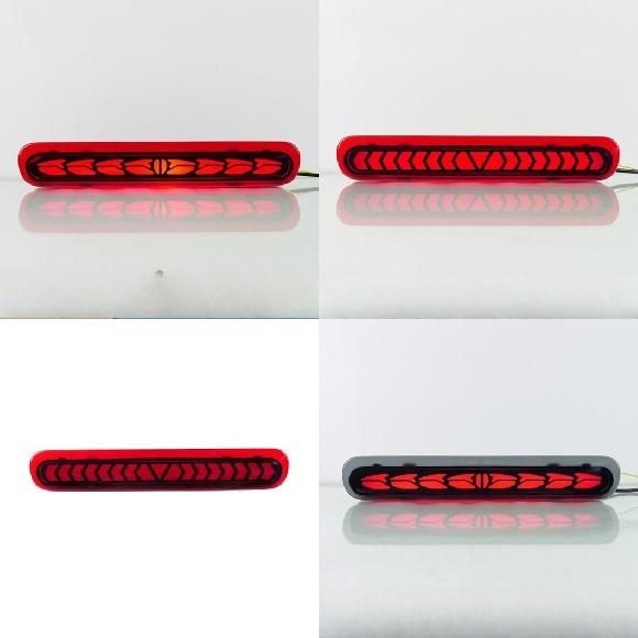 LED リフレクター 適用: トヨタ ハイラックス ヴィーゴ 2004-2014 テールライト リア バンパー B レッド〜B ブラック SR-DD-0955
