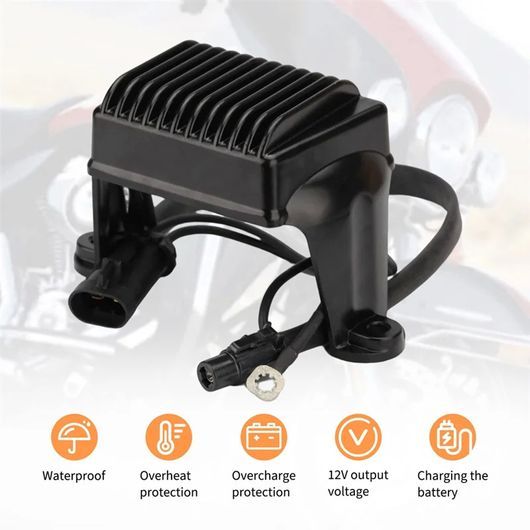 適用: ツーリング 2004-2005 オートバイ 電圧 レギュレーター 整流器 パーツナンバー 74505-04 49-8267 ブラック SR-DD-1154_1