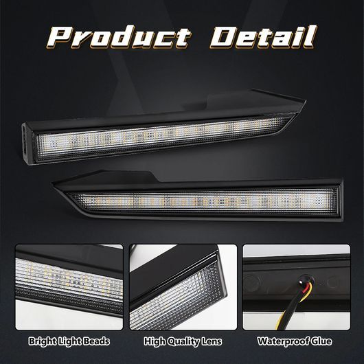 LED フォグ ランプ 適用: トヨタ タコマ 2011 2012 2013 2014 2015 DRL デイタイム ランニング ライト ウインカー ホワイト イエロー SR-…_3
