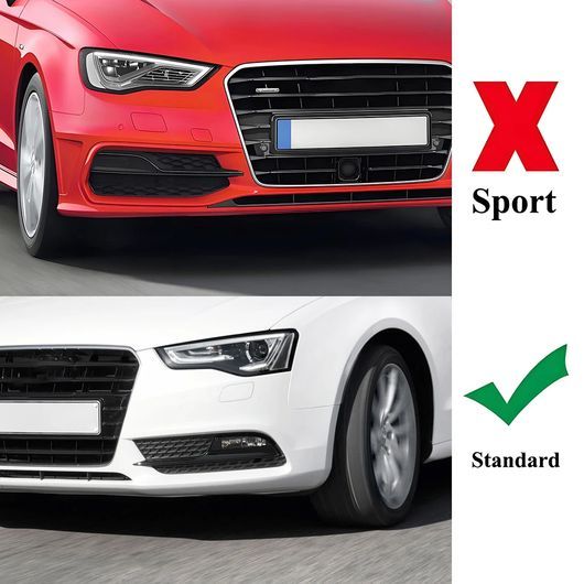 フロント バンパー フォグライト ランプ グリル 適用: アウディ/AUDI