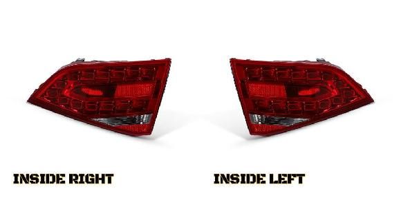 リア ターンシグナルランプ 適用: アウディ/AUDI A4 B8 2008 2009 2010-2012 LED 右 インナー サイド・左 インナー サイド SR-DD-3713