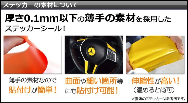 ステッカーの素材について