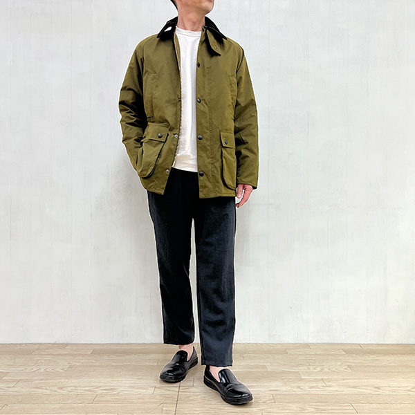 Barbour バブアー メンズ BEDALE SL PEACHED COTTON ビデイル スリム