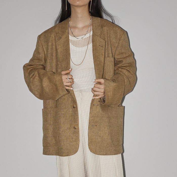 TODAYFUL トゥデイフル Boyfriend Linen Jacket ボーイフレンド リネン