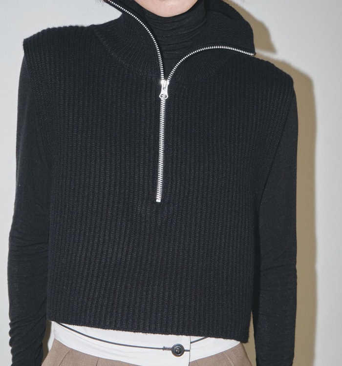 TODAYFUL 2023 prefall トゥデイフル 8月下旬頃入荷予定 予約 Halfzip Knit Vest ハーフジップ ニット ベスト 12320509 (全2色) クーポン使用不可