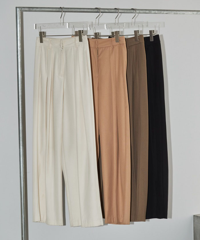 TODAYFUL トゥデイフル Tuck Twill Trousers タック ツイル トラウザー