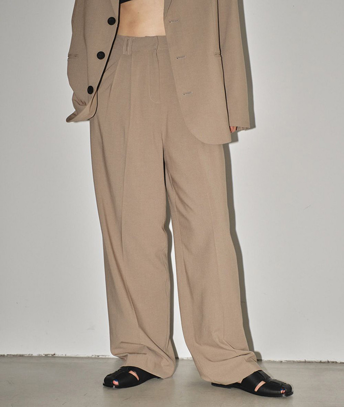 TODAYFUL トゥデイフル Heather Tuck Trousers ヘザー タック