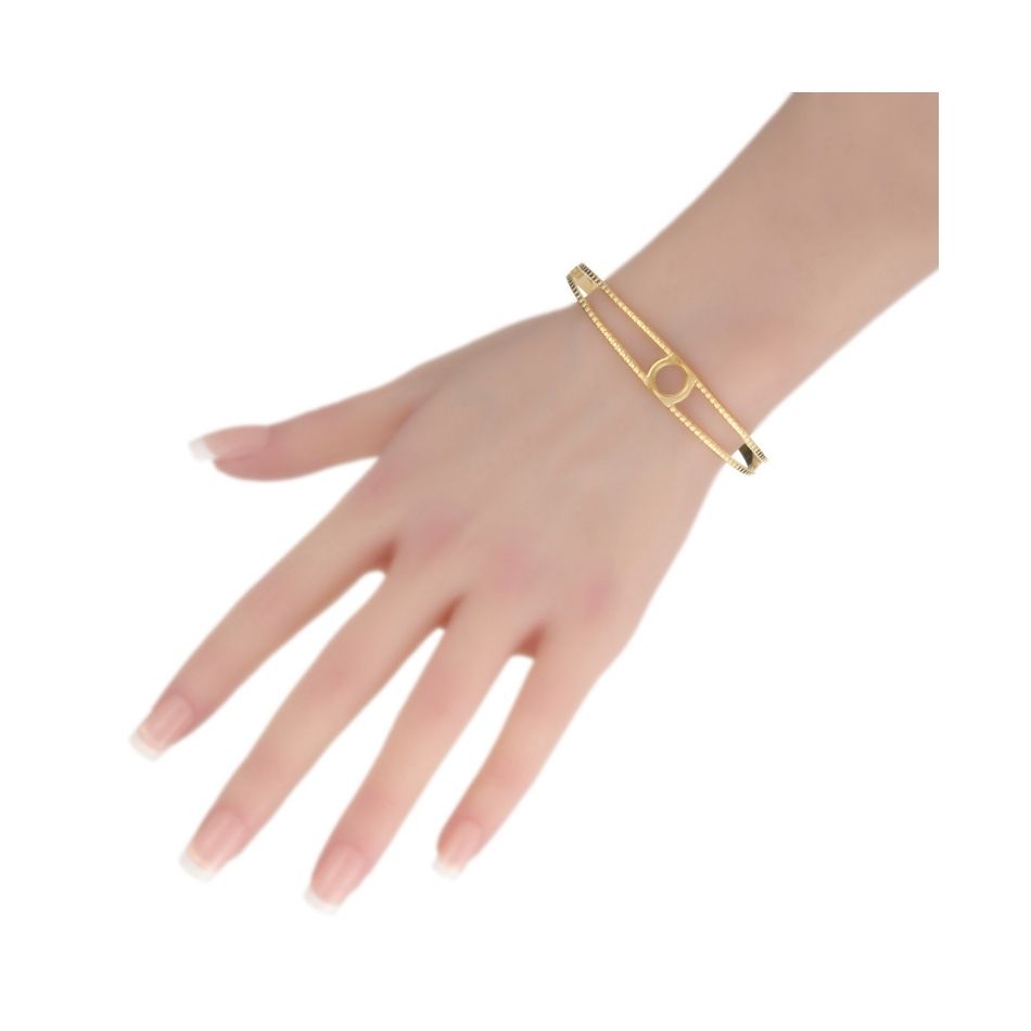 ゴールド ストーン装飾 バングル スクルツナ ICON CUFF バングル ゴールド 1426-S SKULTUNA