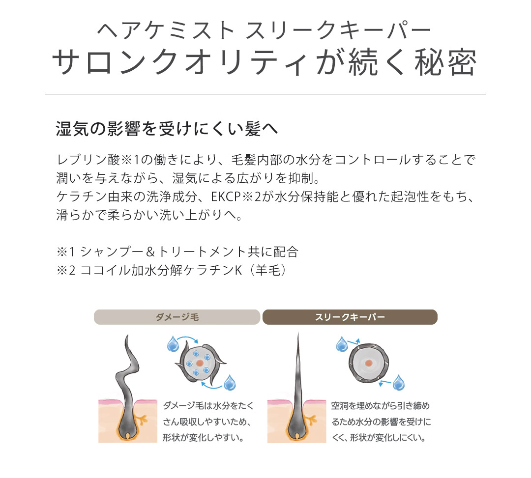 HAIRCHEMIST ヘアケミスト スリークキーパー トリートメント