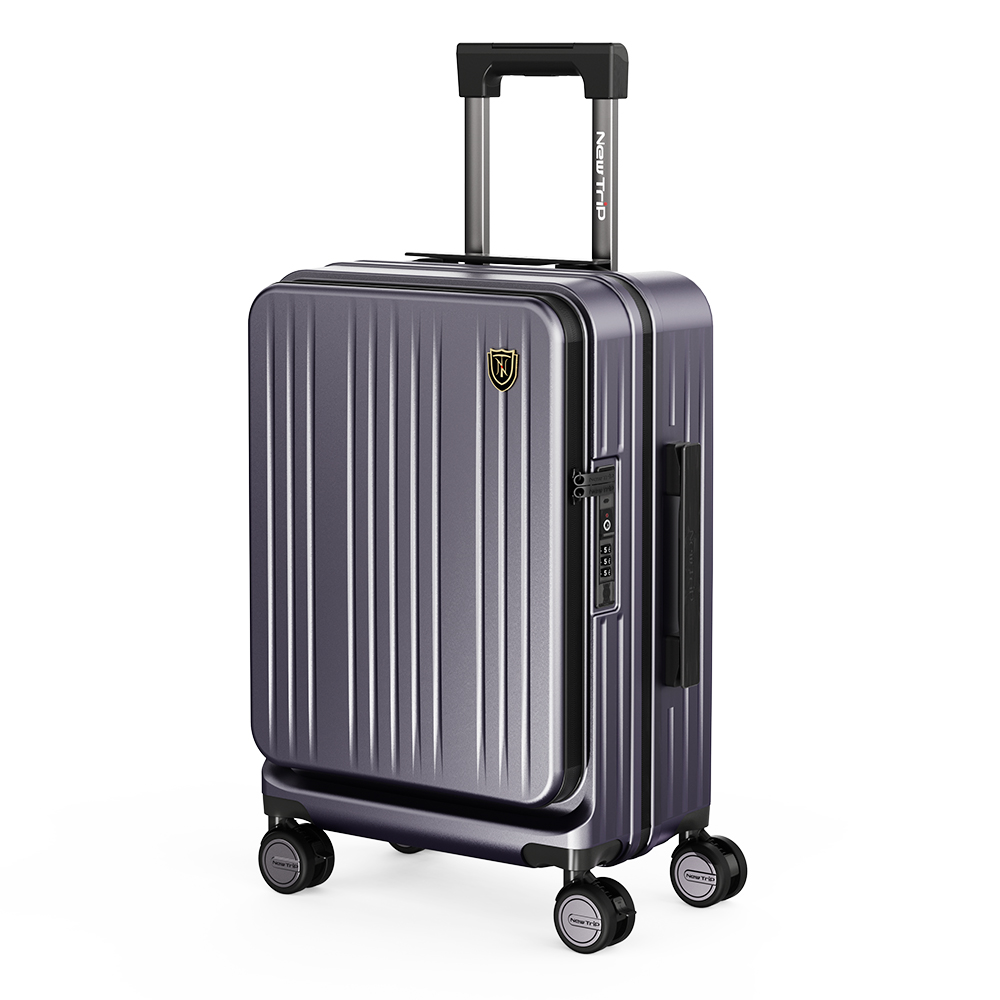 New Trip スーツケース 機内持ち込み フロントオープン 拡張機能付き