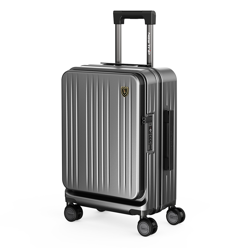 New Trip スーツケース 機内持ち込み フロントオープン 拡張機能付き