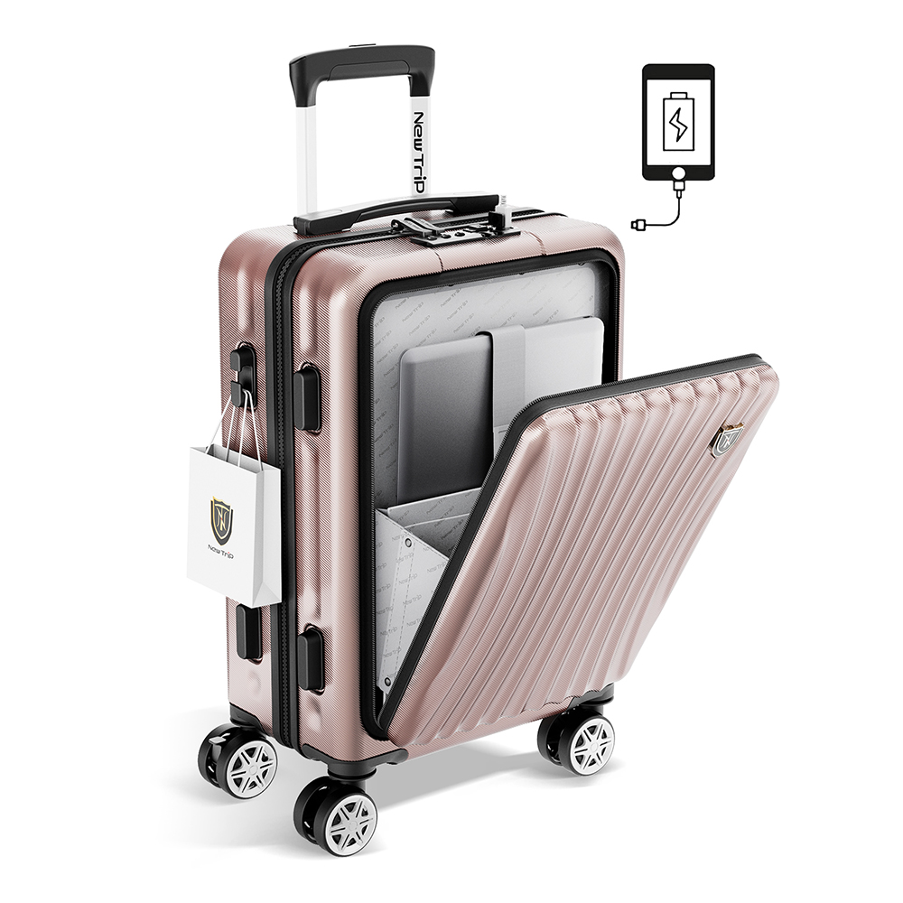 New Trip スーツケース フロントオープン キャリーケース 機内持ち込み