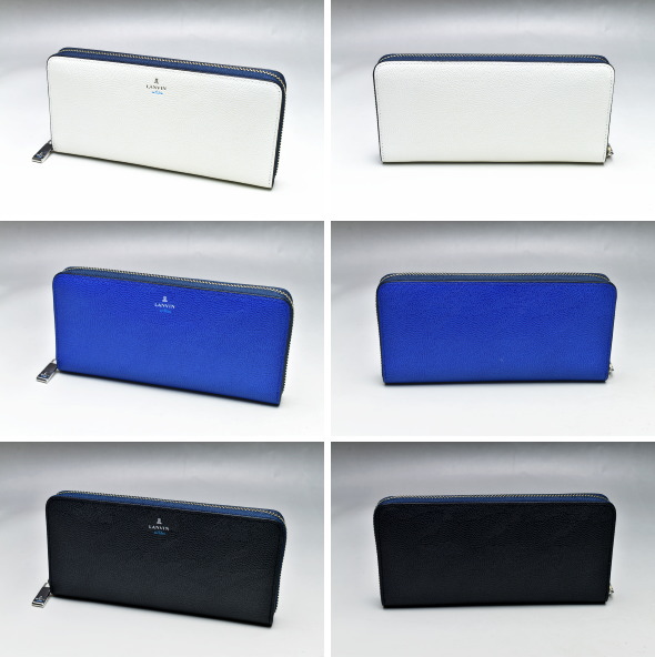 ランバンオンブルー LANVIN en Bleu イケテイ ネビュラ小物 ラウンドファスナー長財布 LANVIN en Bleu ランバンオンブルー イケテイ ネビュラ小物 ラウンド