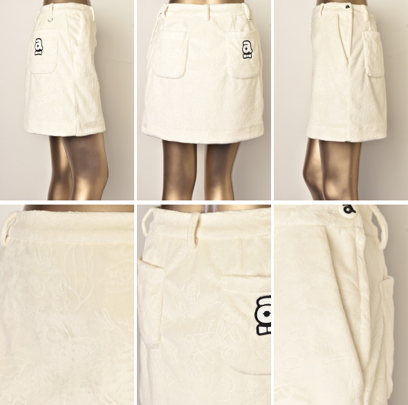 アルチビオ ★ archivio ベロア調スカート 38 レディース ゴルフ archivio（アルチビオ） 50％OFFセール！ ゴルフ 2023秋冬新作