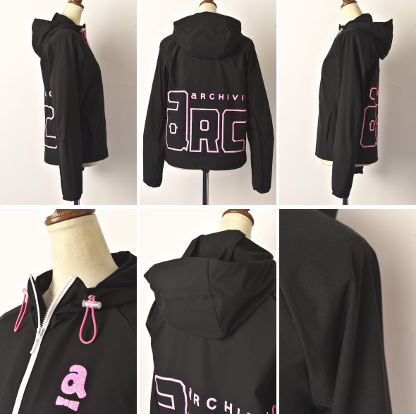 #アルチビオ　#ナイロンジップアップ archivio 【 セール 30％OFF 】 刺繍ニットジップブルゾン