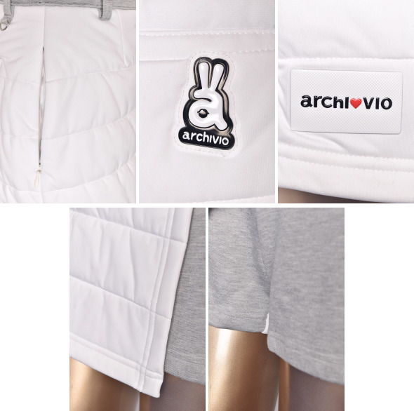 50％OFFセール！アルチビオ archivio ゴルフ 2024秋冬新作 レディース 中綿切替ショートパンツ 服 ゴルフウェア archivio（アルチビオ） 50％OFFセール！ ゴルフ 2024秋冬新作