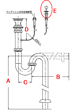 TOTO T7W86 洗面器用排水金具 床排水金具 Ｓトラップ : t7w86