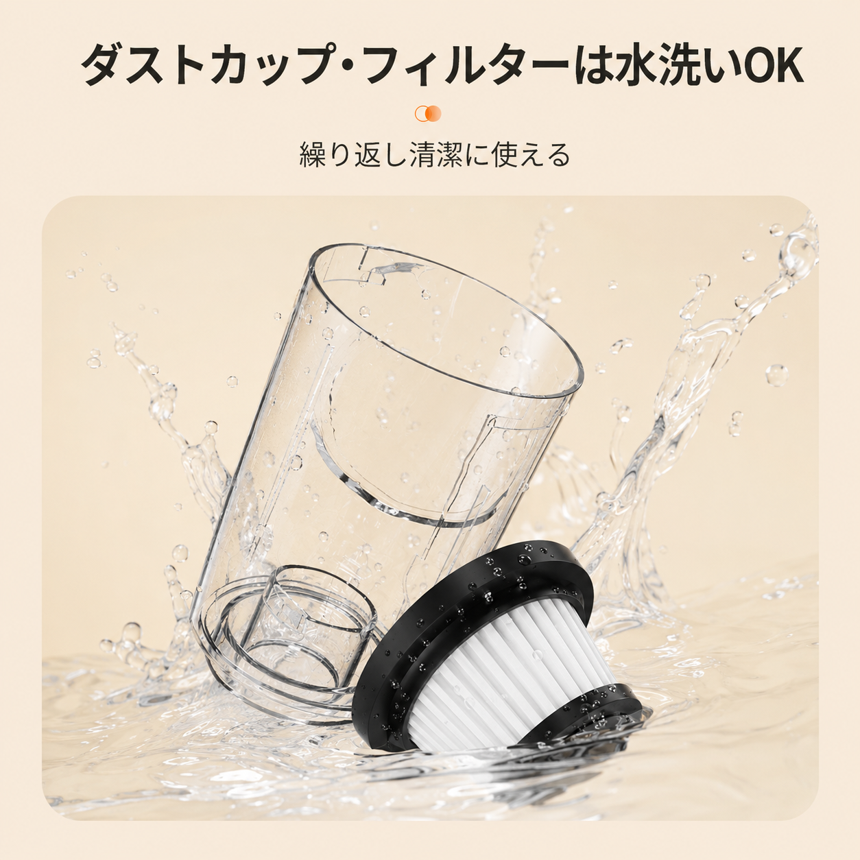 掃除機 コードレス ハンディクリーナー 車用 強力吸引 軽量 小型 USB充電 |  | 13