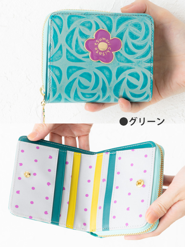 【お取寄せ】tsumori chisato CARRY 花クラフト折財布 財布