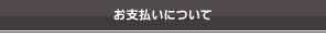 お支払いについて