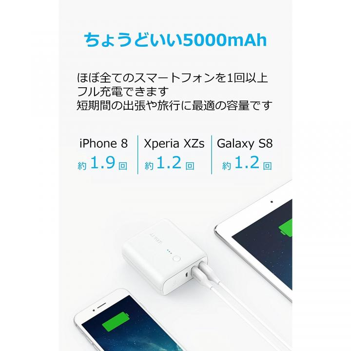Anker アンカー モバイルバッテリー iphone 小型 PowerCore