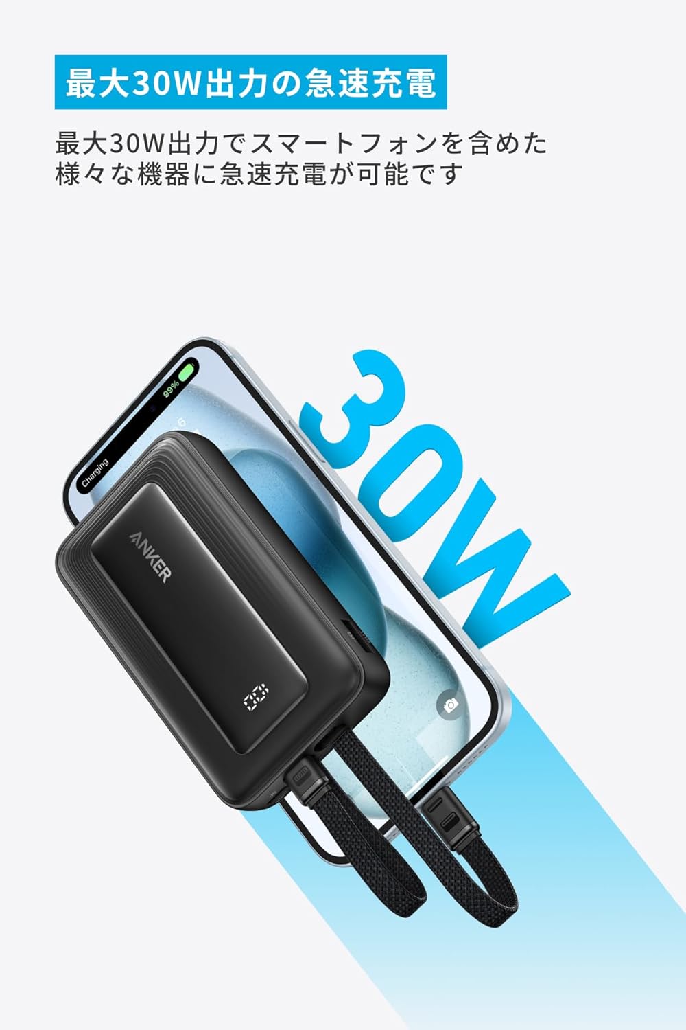 Anker Power Bank 10000mAh 物忘れ防止トラッカー セット