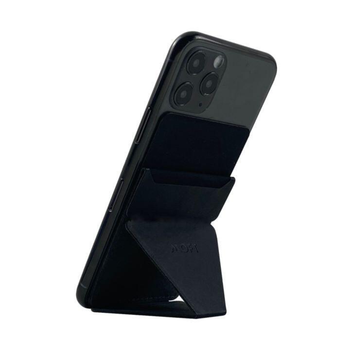 MOFT X スマホスタンド 粘着タイプ レザーグレー : AB-Next - 通販