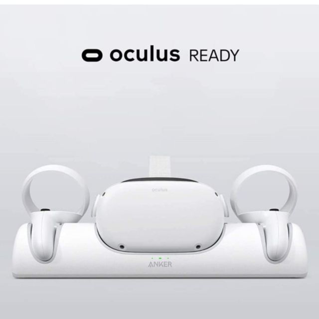 アウトレット Anker Charging Dock for Oculus Quest 2 ホワイト 贈与