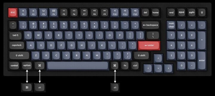 【美品】Keychron キークロン K4 Pro 茶軸 無線・有線 日本語配列 Keychron K4 Pro QMK/VIA ワイヤレス・メカニカルキーボード