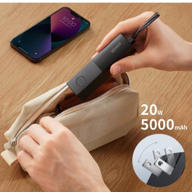 Anker 511 Power Bank（PowerCore Fusion 5000) ブラック