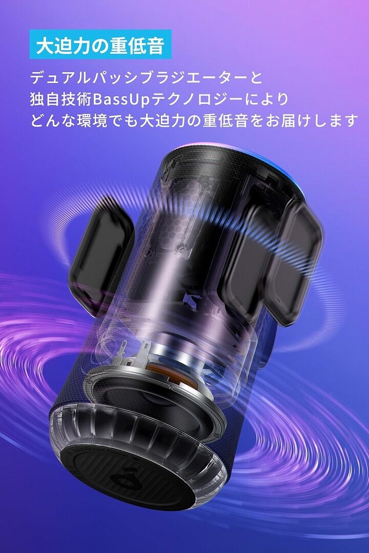 Anker アンカー スピーカー Bluetooth Soundcore Glow 無線 : AB