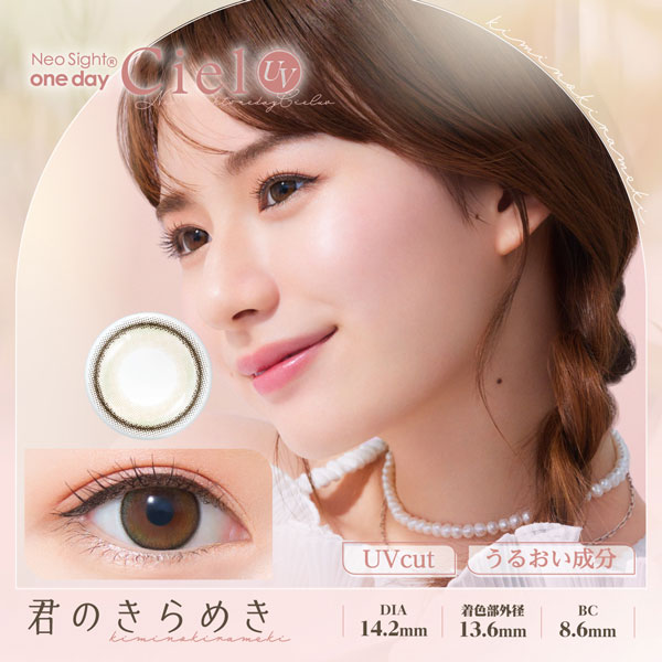 アイレ ネオサイトワンデーシエルUV 1箱30枚入 度なし 度あり カラコン  カラーコンタクト 1day 送料無料 白宮みずほ | アイレ | 09