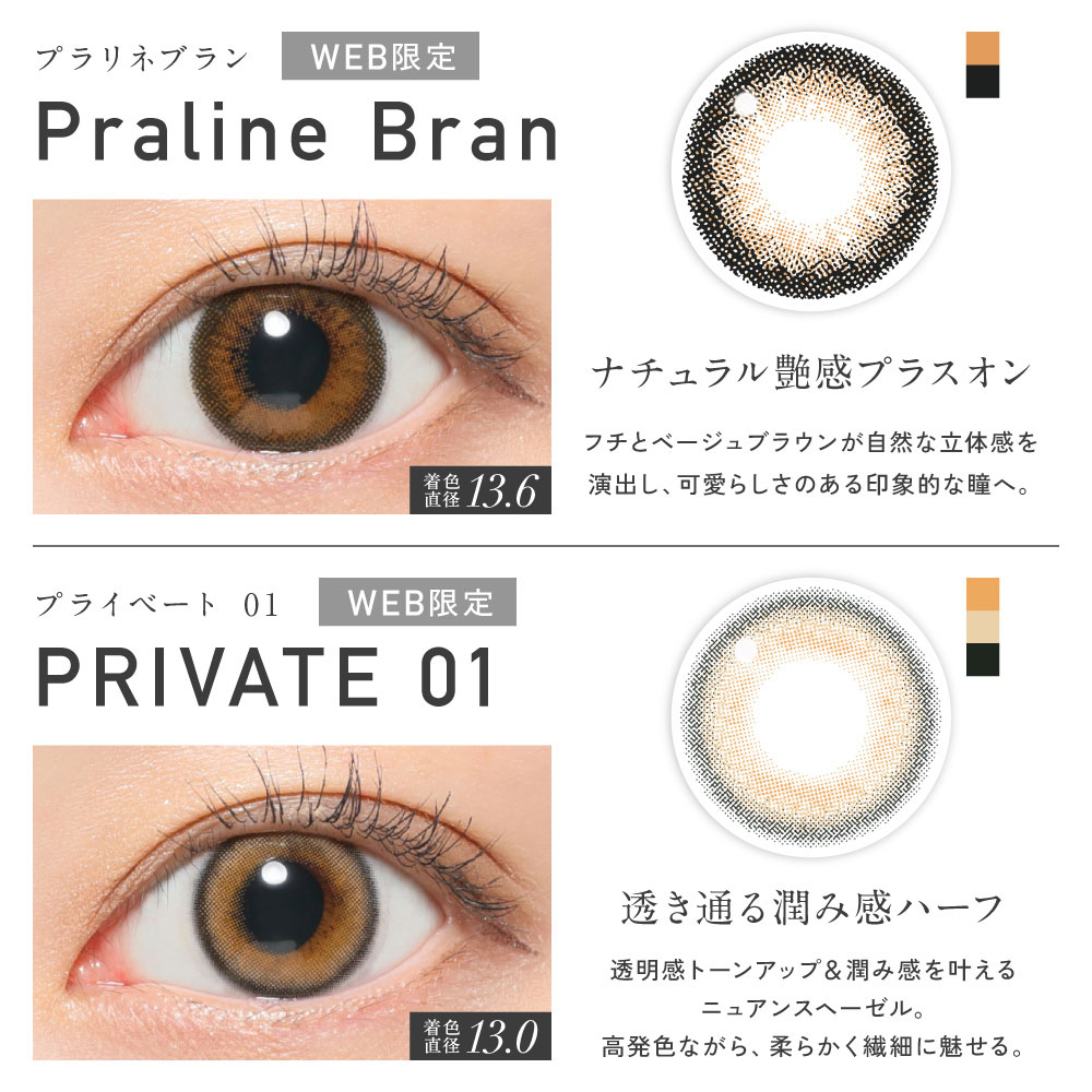 ReVIA カラコン ワンデー 1day COLOR 度あり 度なし 1箱10枚 レヴィア