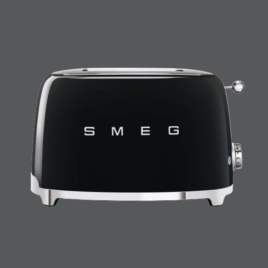 「日本正規品」SMEG トースター（2枚焼）/小型 レトロ ステンレス おしゃれ オシャレ