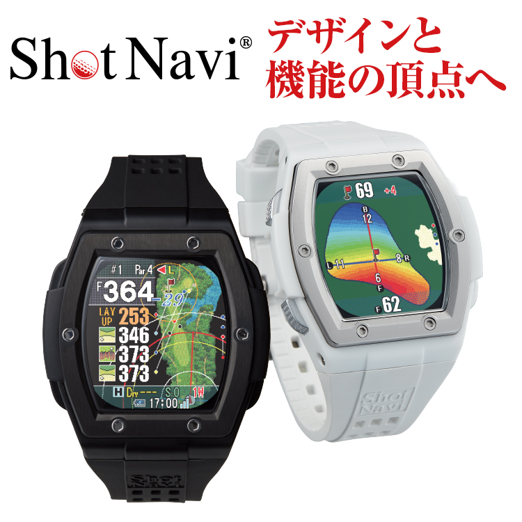 《2023年冬モデル》ShotNavi Crest2 クレスト /ショットナビ 腕時計 (ゴルフナビ/GPSゴルフナビ/ゴルフ距離計/距離計測器)