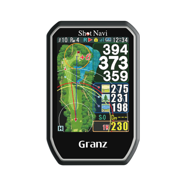 ShotNavi Granz [グランツ] /ショットナビ ハンディ型 (ゴルフナビ/GPSゴルフナビ/ゴルフ距離計/距離計測器)