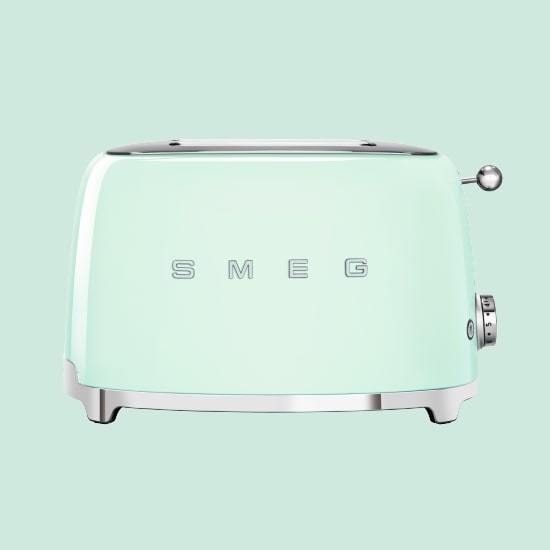 「日本正規品」SMEG トースター（2枚焼）/小型 レトロ ステンレス おしゃれ オシャレ