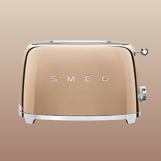 「日本正規品」SMEG トースター（2枚焼）/小型 レトロ ステンレス おしゃれ オシャレ