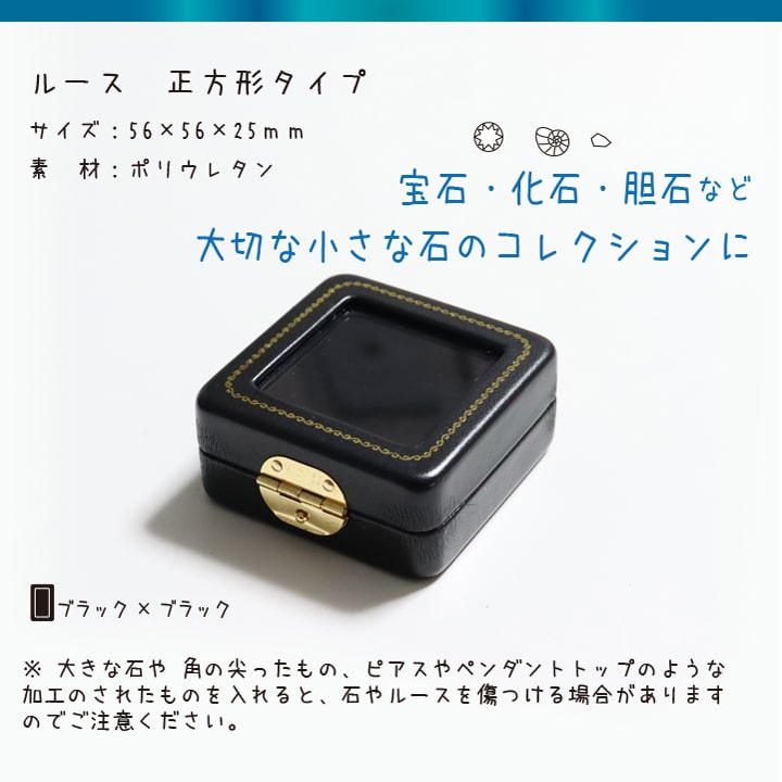 ルースケース ブリリアント クリアボックス リング イヤリング