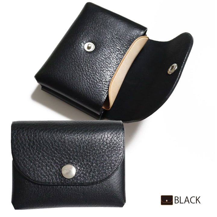 牛革 栃木レザー 【コイン カード】 コンパクト ウォレット 財布 小物